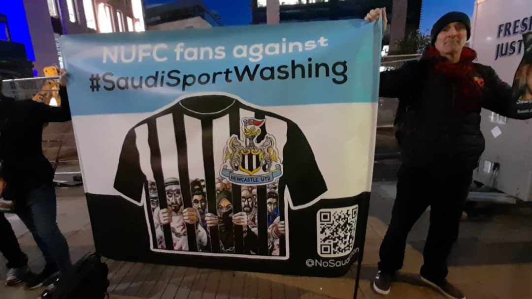 Newcastle United, sports-washing, protest, the rights and wrongs!